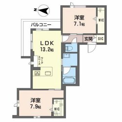 レフィシア堀川小泉の物件間取画像